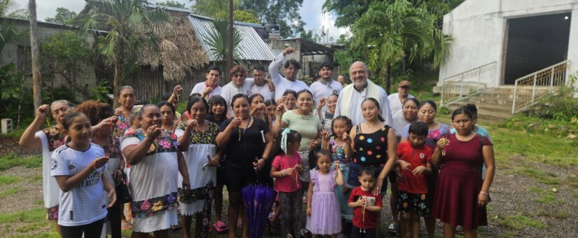 P. Alberto Izquierdo, LC, agradece a la Delegación de Misiones de Alcalá su apoyo a la misión entre las comunidades mayas.