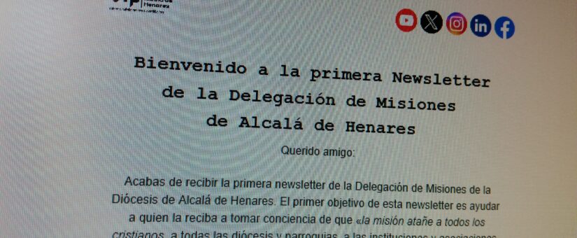 Éxito de la 1ªNewsletter de la Delegación de Misiones